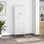 vidaXL Highboard hvit konstruert tre