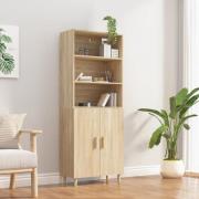 vidaXL Highboard sonoma eik konstruert tre