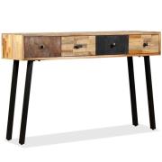 vidaXL Konsollbord gjenvunnet heltre teak 120x30x76 cm