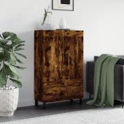 vidaXL Highboard røkt eik 69,5x31x115 cm konstruert tre