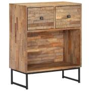 vidaXL Skjenk gjenvunnet heltre teak 60x30x75 cm