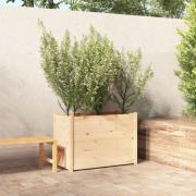 vidaXL Plantekasse 100x50x70 cm heltre furu