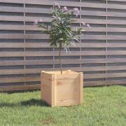 vidaXL Blomsterkasse 40x40x40 cm heltre furu