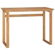 vidaXL Skrivebord 100x45x75 cm heltre teak