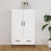 vidaXL Highboard hvit 70x31x115 cm konstruert tre