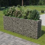 vidaXL Gabion høybed galvanisert stål 270x50x100 cm