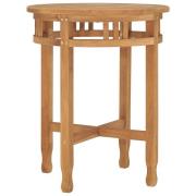 vidaXL Bistrobord Ø60x75,5 cm heltre teak