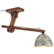 vidaXL Taklampe 25 W vintage sølv 105x30x65-108 cm E27