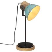 vidaXL Skrivebordslampe 25 W denimblå 17x17x50 cm E27