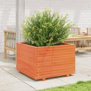 vidaXL Plantekasse voksbrun 70x70x49,5 cm heltre furu