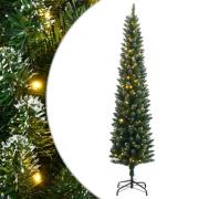 vidaXL Kunstig slankt juletre med 150 LED 150 cm