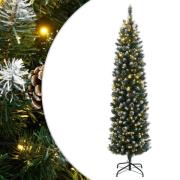 vidaXL Kunstig slankt juletre med 150 LED 120 cm