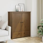 vidaXL Highboard honningbrun 83x41,5x100 cm heltre furu