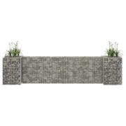 vidaXL Gabion plantekasse H-formet ståltråd 260x40x60 cm