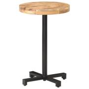 vidaXL Bistrobord rundt Ø50x75 cm grovt mangotre