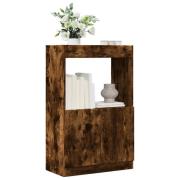 vidaXL Highboard røkt eik 63x33x100 cm konstruert tre