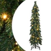 vidaXL Forhåndsbelyst kunstig juletre med 60 LED 120 cm