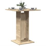 vidaXL Bistrobord sonoma eik 60x60x75 cm konstruert tre