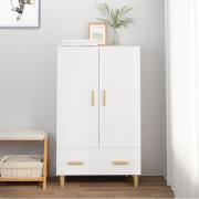 vidaXL Highboard hvit 70x31x115 cm konstruert tre