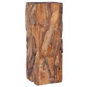 vidaXL Sidebord 30x30x80 cm heltre teak