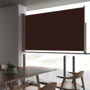 vidaXL Uttrekkbar sidemarkise 140 x 300 cm brun