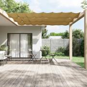 vidaXL Vertikal markise beige 100x1200 cm oxfordstoff