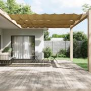 vidaXL Vertikal markise beige 140x1200 cm oxfordstoff