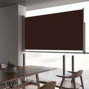 vidaXL Uttrekkbar sidemarkise 160x300 cm brun