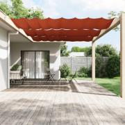 vidaXL Vertikal markise terrakotta 200x360 cm oxfordstoff