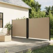 vidaXL Uttrekkbar sidemarkise 180x1000 cm beige