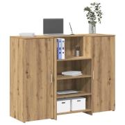 vidaXL Resepsjonspult artisan eik 135x50x103,5 cm konstruert tre