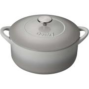 Denby Natural Canvas Rund Støpejernsgryte 24cm 4 l