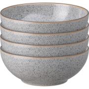 Denby Studio Grey Skål 17cm 4-Pakk