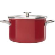 KitchenAid Cookware Collection Gryte med lokk 20 cm, rød