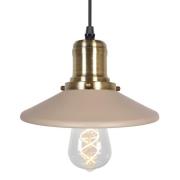 Globen Lighting Mini Disc takpendel, 22 cm, beige