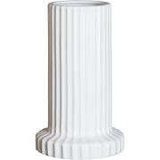 DBKD Stripe vase, shiny white