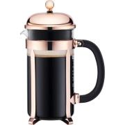 Bodum Chambord Kobber Presskanne 8 Kopper 1,0 l m. foten