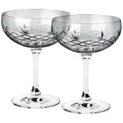 Frederik Bagger Crispy Gatsby Champagneglass 2 stk, Dark