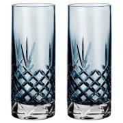 Frederik Bagger Crispy Highball Glass 2 stk, Sapphire