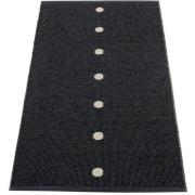 Pappelina Gulvteppe Peg, 70 x 140 cm, black/linen