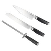 Brusletto Knivsett 2 kniver + slipestål