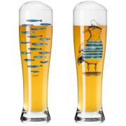 Ritzenhoff Brauchzeit ølglass, 2 stk, #13&14