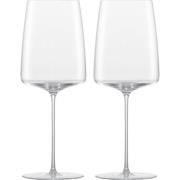 Zwiesel Simplify Flavoursome & Spicy rødvinsglass 69 cl, 2-pakning