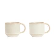 OYOY Yuka espressokopp 2-pack, off white