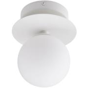 Globen Lighting Vegglampe / plafond Art Deco 24 cm, hvit