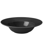 Lyngby Porcelæn Rhombe Earth dyp tallerken 24,5 cm, slate