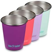 Klean Kanteen Kid Cup drikkekopp 296 ml, butterflies, 4 stk.