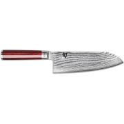 Kai Bred Santokukniv 19 cm Shun Classic Red – Limited Edition