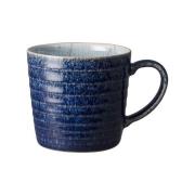 Denby - Studio Blue Cobalt/Pebble riflet krus 40 cl