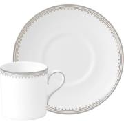 Wedgwood - Vera Wang Grosgrain kaffekopp & asjett